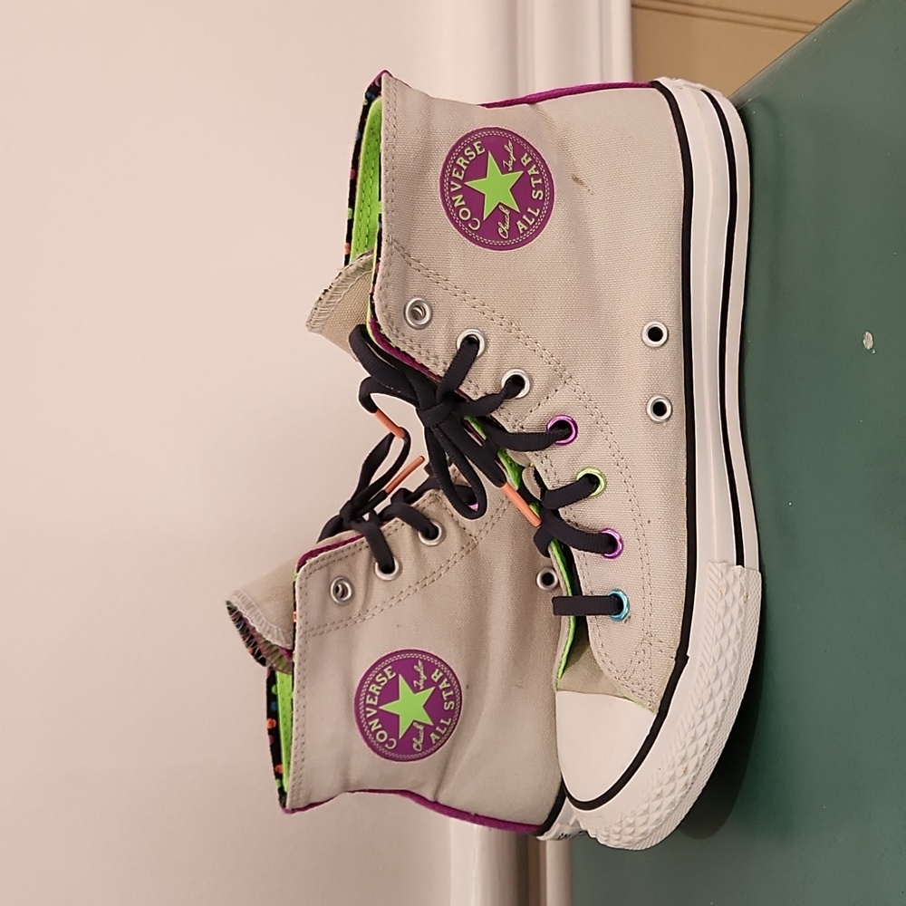 Converse All Stars hightops womens size 6 - Picture 7 of 9